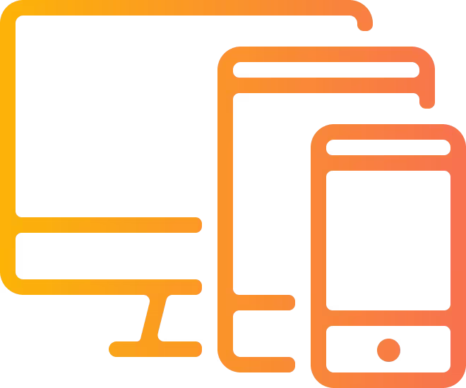Accessible on mobile, tablet, and desktop